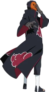 🎭 af792fac Tobi Naruto Аниме, Тоби, Наруто, Маска, Акацуки whatsapp sticker