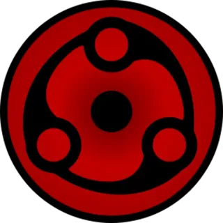 🌑 d3761dca Аниме, Наруто, Шаринган, Глаз, Мангекё whatsapp sticker