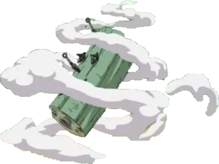 🍃 e012582a Ниндзя, Аниме, Дым, Дерево, Оружие whatsapp sticker