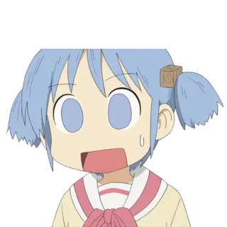 Nichijou @animestickerchannel telegram stickers