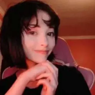 🏩 1f7010fb portrait, woman, face, smile, person, female telegram sticker