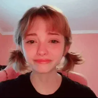 🏩 91f1eb37 crying, sad, emotional, girl, tears telegram sticker