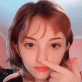 🏩 cd9a2ee0 person, woman, middle finger, gesture, offense telegram sticker