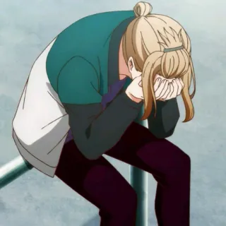 🖇 7d3851e4 悲しい, アニメ, 泣く, 落ち込む, 動揺, 感情的 telegram sticker