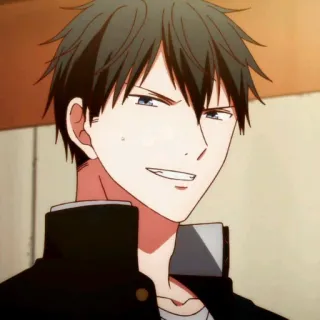 🗝 91d3d8dc アニメ, キャラクター, 男性, ポートレート telegram sticker