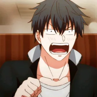 🗝 b60cbe05 アニメ, カートゥーン, 衝撃, びっくり, リアクション telegram sticker