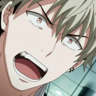 🗝 c2cc142c アニメ, マンガ, キャラクター, 表情, 顔, 怒り telegram sticker