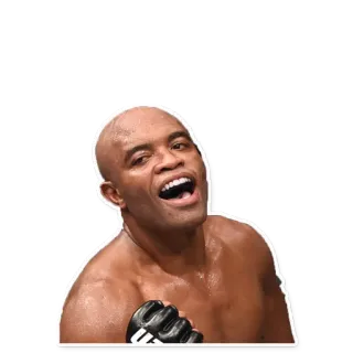 🐻 127e2416 Anderson Silva mma, petarung, juara, ufc, brasil whatsapp sticker