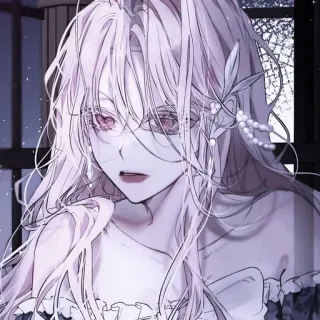 💭 be24507b gadis anime, fantasi, elf, ilustrasi, potret whatsapp sticker