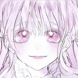 🥡 c32fc4a8 Gadis anime, Manga, Lucu, Mata merah muda, Kartun, Potret whatsapp sticker