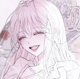 🥡 d408b90c Anime, Kartun, Ilustrasi, Gadis, Senyum, Senang whatsapp sticker