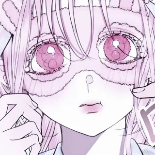 🐁 fc85447d Anime, Manga, Lucu, Merah muda, Gadis, Piyama, Kartun, Ilustrasi whatsapp sticker