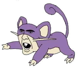 🌚 00aa99fd meme, maledetto, divertente, ratto, Pokémon, Nicolas Cage telegram sticker