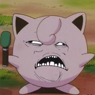 🌚 10da029e Jigglypuff Pokemon Jigglypuff, Pokémon, divertente, Meme, Microfono, Parodia telegram sticker