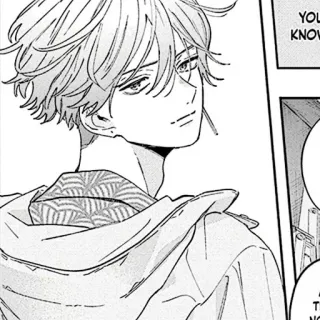 🍳 1d0903c1 YOU
KNOW มังงะ, อนิเมะ, ผู้ชาย, ภาพวาด telegram sticker