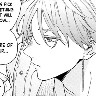 🍳 47cbc6a4 ITS PICK THING IT WILL TOW... RE OF UR... อนิเมะ, มังงะ, ภาพเหมือน, ขาวดำ telegram sticker