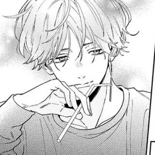 🍳 77de24aa อนิเมะ, มังงะ, เด็กผู้ชาย, ภาพวาด, ภาพประกอบ, ภาพบุคคล telegram sticker