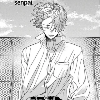 🍳 ae6882cf senpai. มังงะ, อนิเมะ, เซมไป, โรงเรียน, ญี่ปุ่น, เด็กผู้ชาย telegram sticker