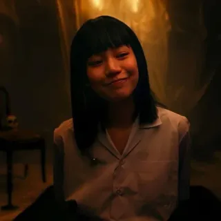 🌟 8493bb37 Nanno Girl from Nowhere Нанно, Girl from Nowhere, персонаж, улыбается, школьная форма telegram sticker