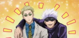 🤗 f2efdc95 Satoru Gojo Jujutsu Kaisen anime, Jujutsu Kaisen, Satoru Gojo, Kento Nanami, characters whatsapp sticker