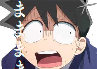 😲 11f4a02c まままま anime, zszokowany, japoński, kreskówka telegram sticker