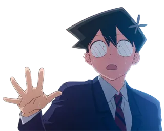 😳 5ecd3d00 Shoko Komi Komi Can't Communicate Anime, Dziewczyna, Postać, Manga, Komi nie potrafi się komunikować, Shoko Komi, Słodki, Mundur szkolny telegram sticker