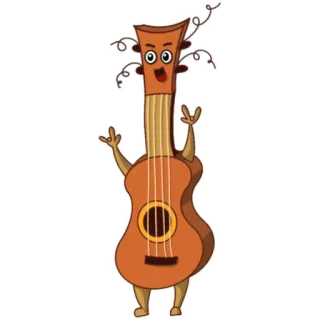 Укулель telegram stickers