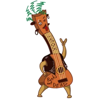Укулель telegram stickers
