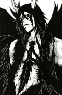 👿 972f4ff2 Ulquiorra Cifer Bleach 动漫, 漫画, 乌尔奇奥拉, 西法, 虚 telegram sticker