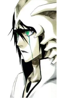 😐 b7f3a2ef Ulquiorra Cifer Bleach 动漫, 漫画, 悲伤, 哭泣, 十刃 telegram sticker
