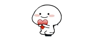 🔰 73622802 любовь, сердце, милый, мультфильм, эмодзи, привет, нежность telegram sticker