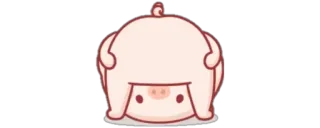 🔰 bc561178 Свинья, Мультфильм, Милый, Животное telegram sticker