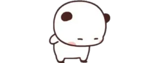 🔰 244f8c70 Панда, Милый, Наклейка, Животное, Мультфильм whatsapp sticker