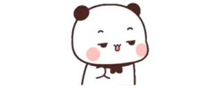 🔰 425ff1a6 Панда, Милый, Наклейка, Животное, Мультфильм whatsapp sticker