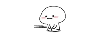 👑 4981760d mmm... Cartone animato, Carino, Kawaii telegram sticker