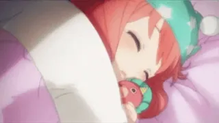 😴 8b4ca1f3 dormire, anime, cartone animato, ragazza, letto, sonno, carino telegram sticker