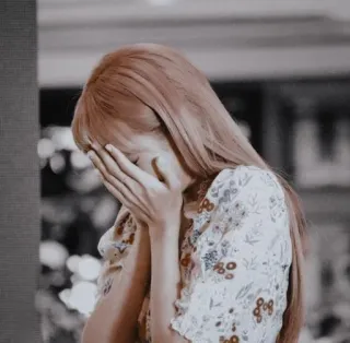 😔 454ee8db weinen, traurig, Frau, emotional, Person, Facepalm whatsapp sticker