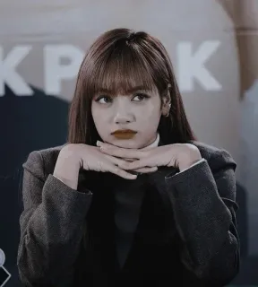 😒 839270a3 Lisa Lisa, K-Pop, Blackpink, Sängerin, Idol, Porträt whatsapp sticker