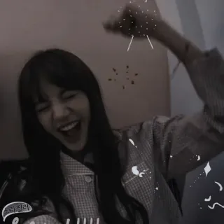 🍀 abdd83a2 소리질러!!! Aufgeregt, Pyjama, Fröhlich, Feiern, Koreanisch whatsapp sticker