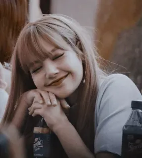 ☺️ fbabeaf4 Lisa lisa, blackpink, kpop, sängerin, promi, idol, frau, porträt whatsapp sticker