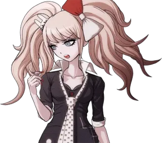 😓 4909b598 Junko Enoshima Danganronpa Anime, Danganronpa, Junko Enoshima, Rozpacz, Zło, Złoczyńca whatsapp sticker