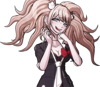 😏 566e3ee0 Junko Enoshima Danganronpa Anime, Dziewczyna, Danganronpa, Junko Enoshima whatsapp sticker