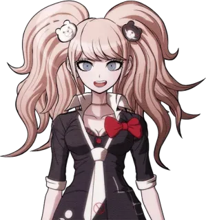 😃 827a9b19 Junko Enoshima Danganronpa Anime, Dziewczyna, Różowe włosy, Junko Enoshima, Danganronpa, Postać whatsapp sticker