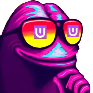 😎 8a41e998 페페, 개구리, 밈, uwu whatsapp sticker