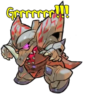 Ultraman-Gundam Crossover by @wu_nan telegram stickers