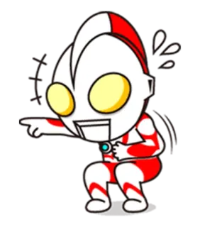 😂 113794a3 Ultraman Мультфильм, Супергерой, Ультрамен, Анимация, Персонаж telegram sticker