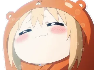 🤤 99acdf7f Umaru Doma Himouto! Umaru-chan Anime, Schattig, Umaru, Himouto, Personage, Hoodie whatsapp sticker