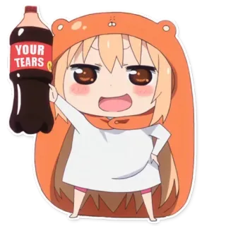 Himoutu! Umaru-Chan @Otakuzdream whatsapp stickers