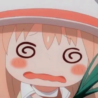 🥤 6f288b23 Anime, Cartoni animati, Carino, Divertente, Faccia, Espressione telegram sticker