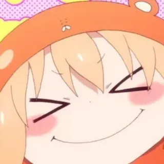 🍣 221132ad Umaru Doma Himouto! Umaru-chan umaru, anime, himouto umaru chan, schattig, kawaii, chibi whatsapp sticker